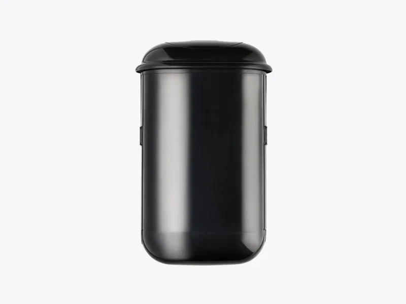 Pod Petite Black sanitary disposal unit front view image