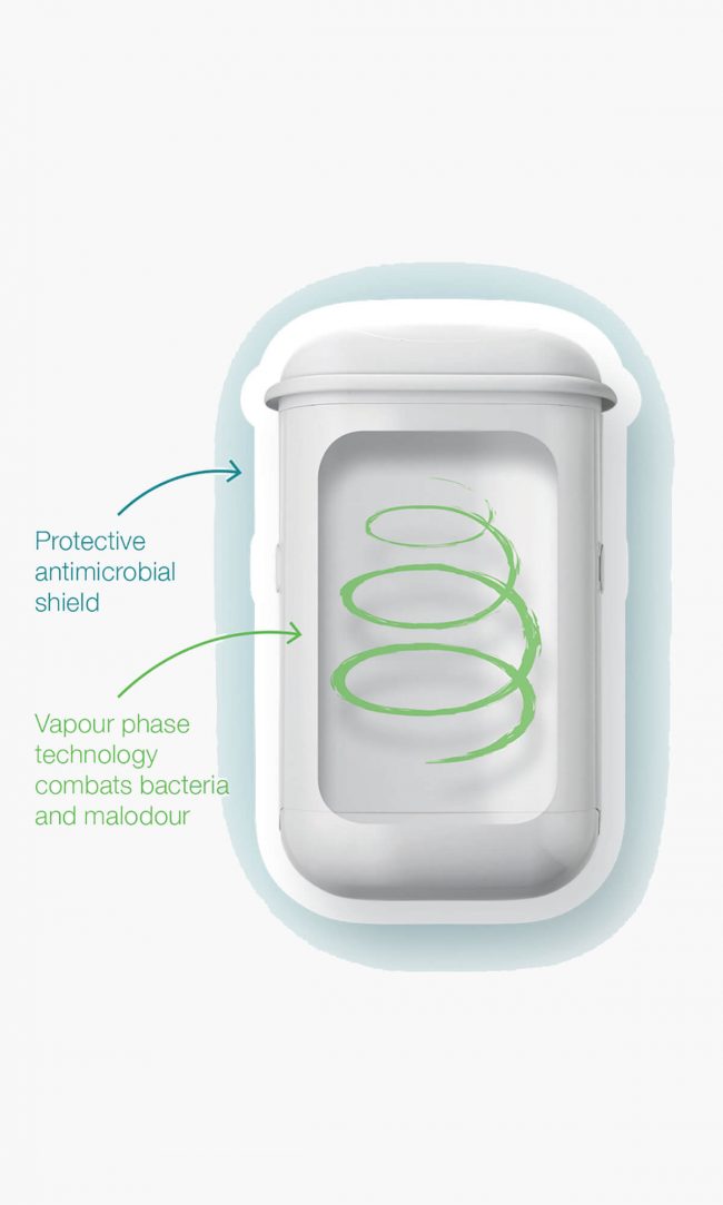 An image showing Pod Protect Vapour Phase protection inside and out of Pod Petite unit