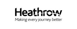 Heathrow Airport logo in black