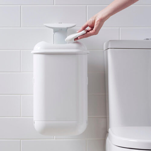 Providing a stylish solution for sanitary waste disposal
