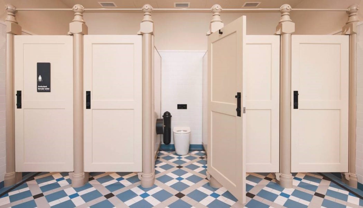 Sanitary pad disposal bins in the Workplace