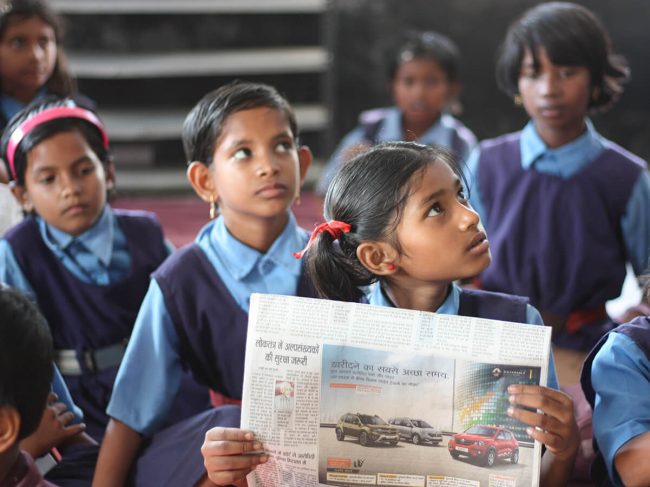 School girls in India