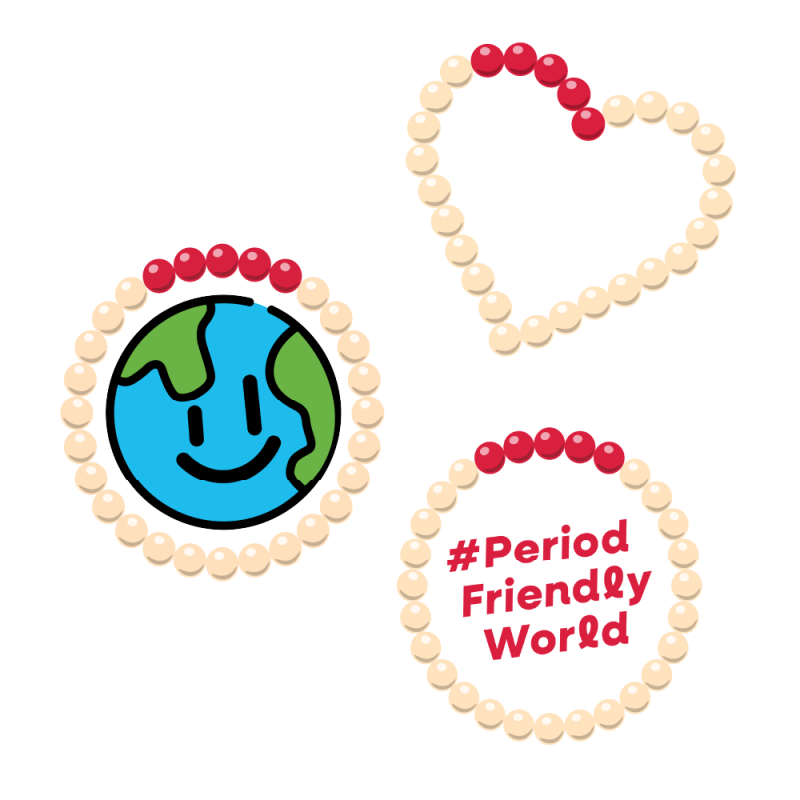 Menstrual Hygiene Day 2026 Bracelets, Earth and #PeriodFriendlyWorld