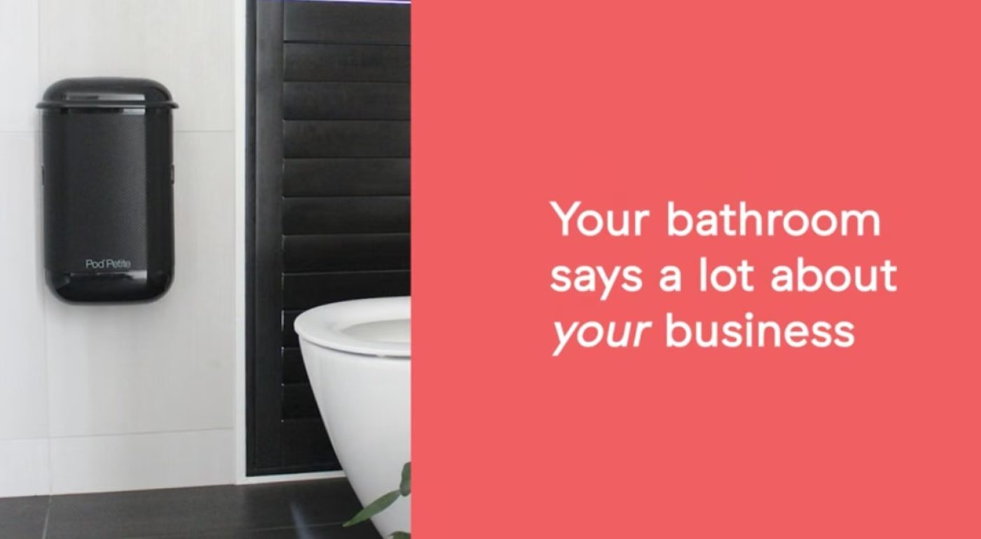 SaniPod video - Your bathroom says a lot about your business